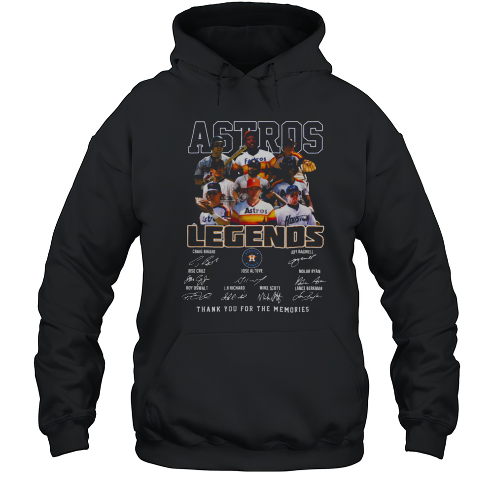 Houston Astros Legends Thank You For The Memories T Shirt Unisex Hoodie