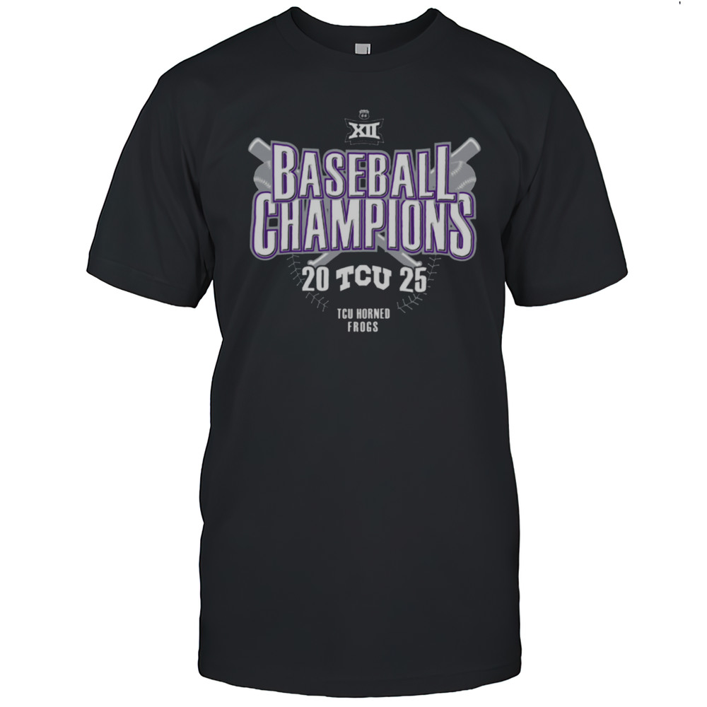 Kansas State Wildcats 2025 Big 12 Baseball Conference Tournament Champions Locker Room T Shirt