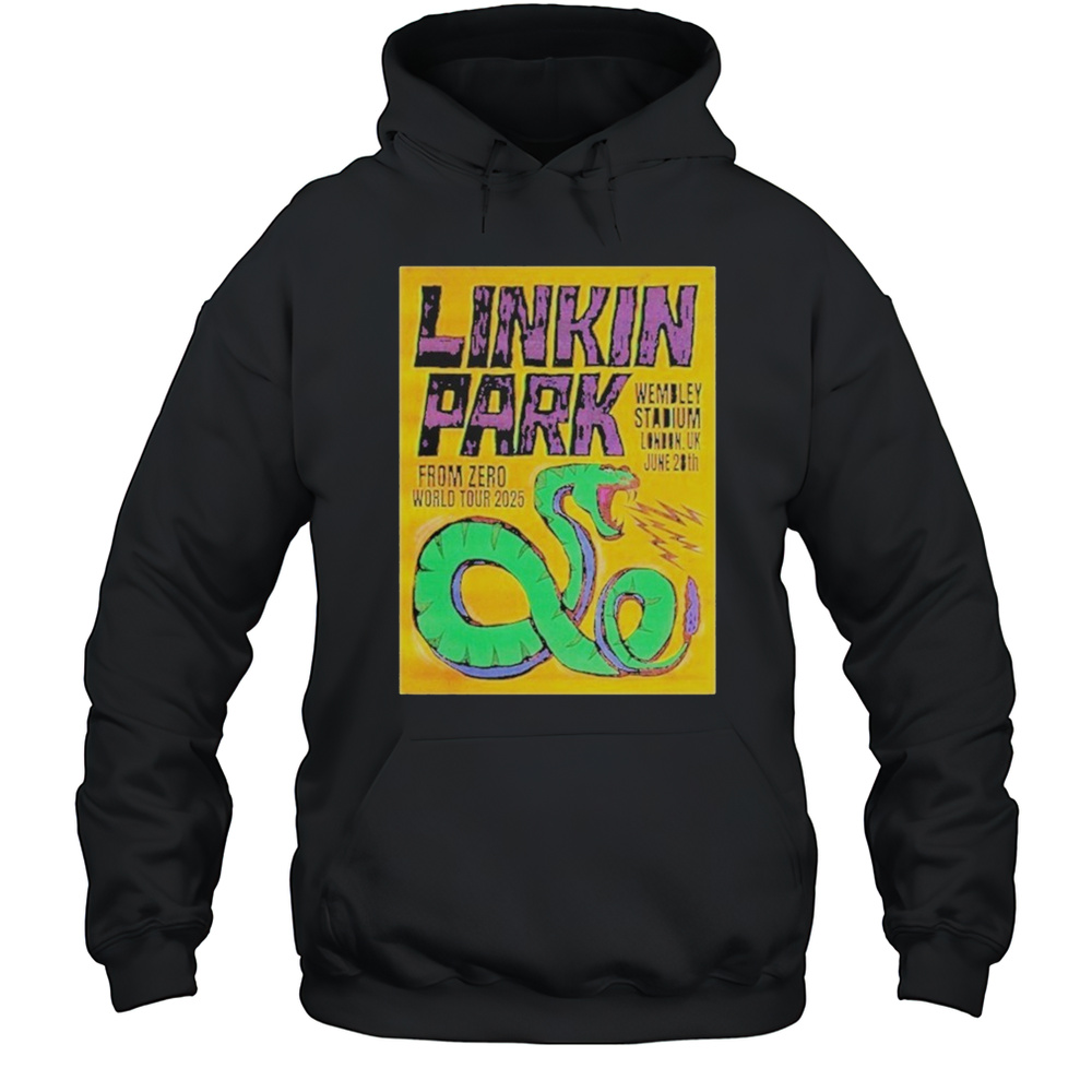 Linkin Park From Zero World Tour At Wembley Stadium London Uk On June 28 2025 Shirt Unisex Hoodie