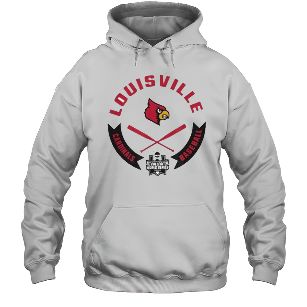 Louisville Cardinals College World Series 2025 Baseball Icon Shirt Unisex Hoodie