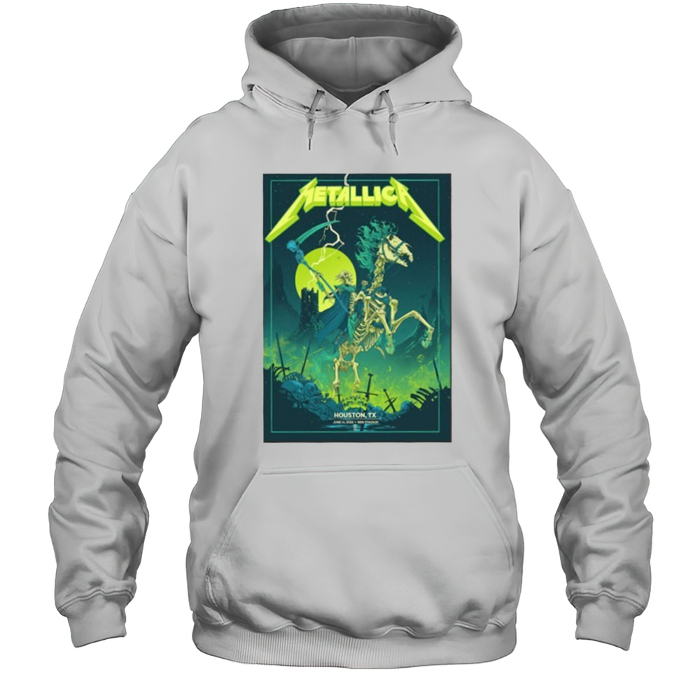 Metallica M72 Houston Poster Tonight At NRG Stadium On June 14 2025 In Houston Texas Poster Shirt Unisex Hoodie
