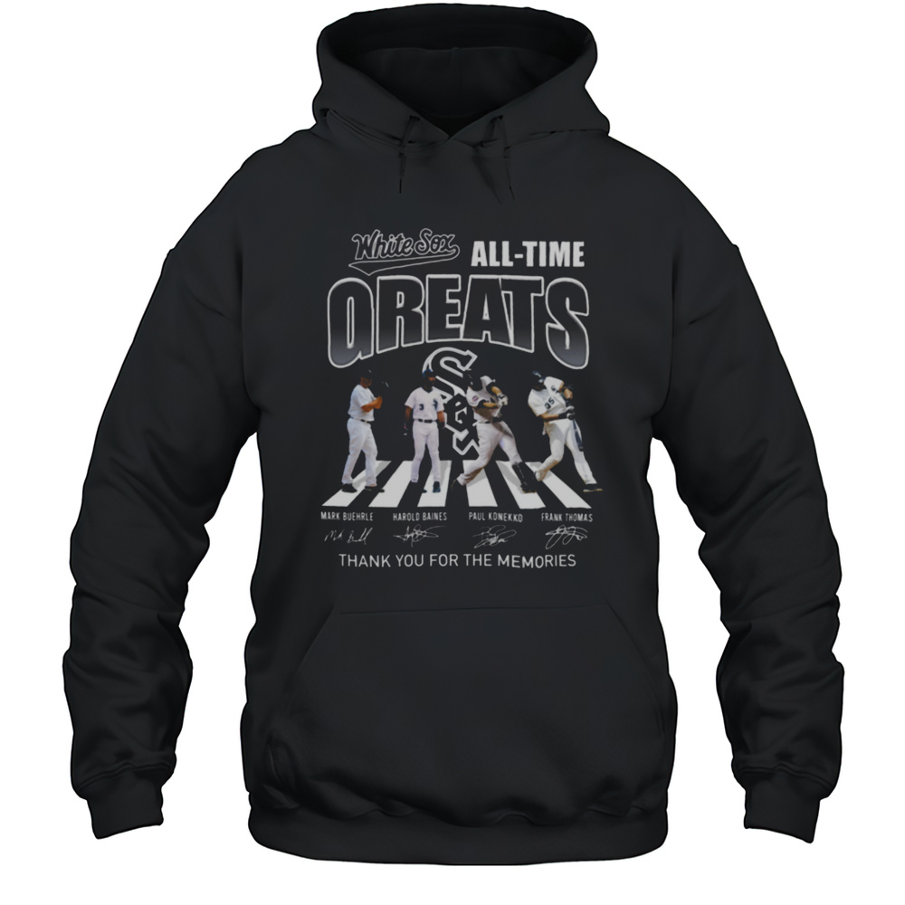 MLB Chicago White Sox All Time Greats Signature Thank You For The Memories T Shirt Unisex Hoodie