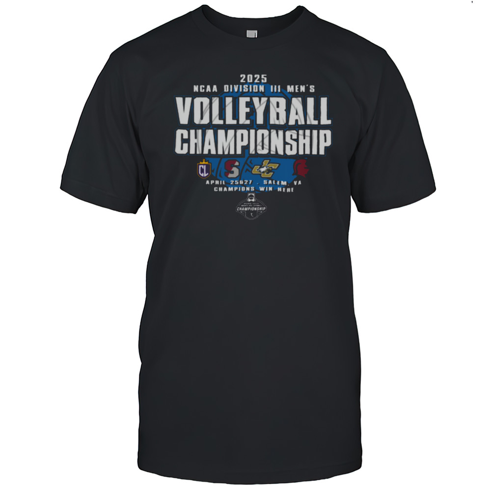 NCAA 2025 Division III Mens Volleyball Champions T Shirt