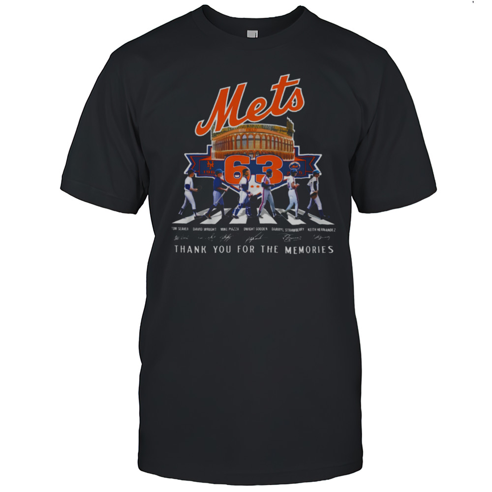 New York Mets 63rd Anniversary 1962 2025 Thank You For The Memories T Shirt