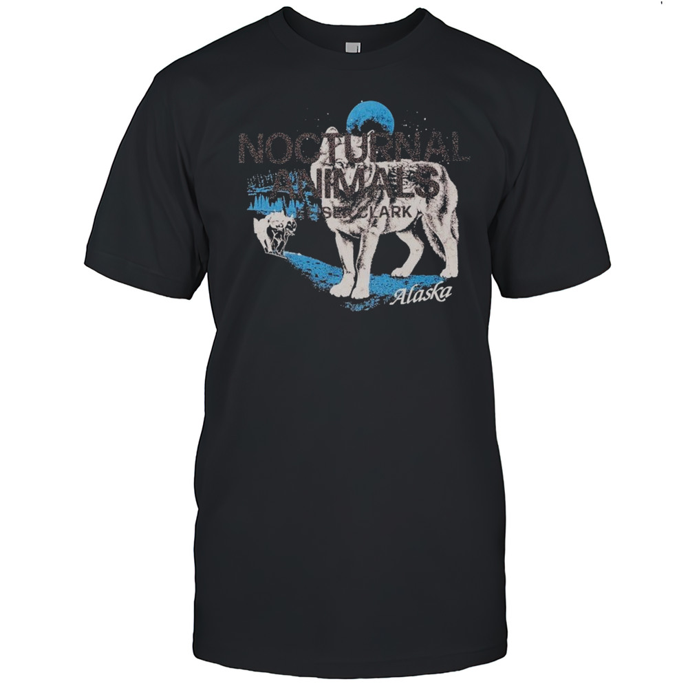 Nocturnal Animals Alaska Wolves T-shirt