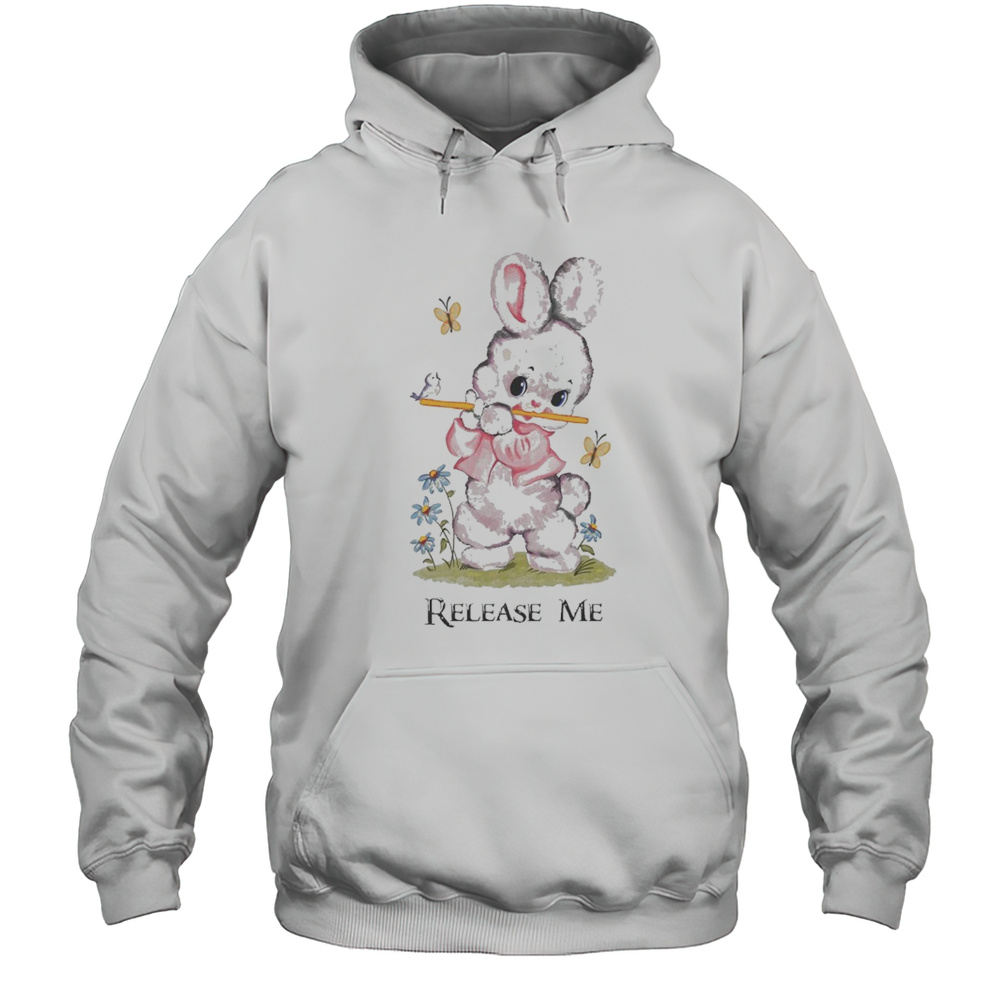 Release Me Cute Bunny T-shirt Unisex Hoodie