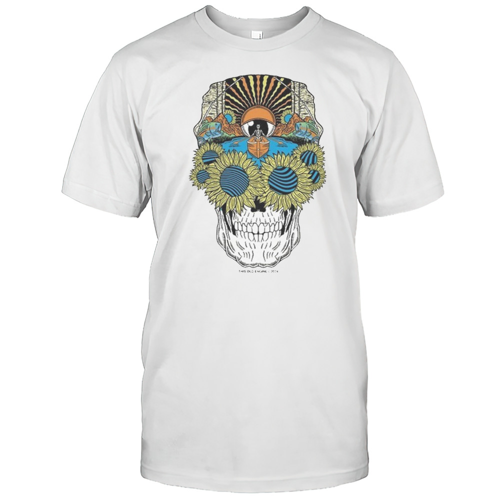 The Old Engine Skull Skeleton T-shirt
