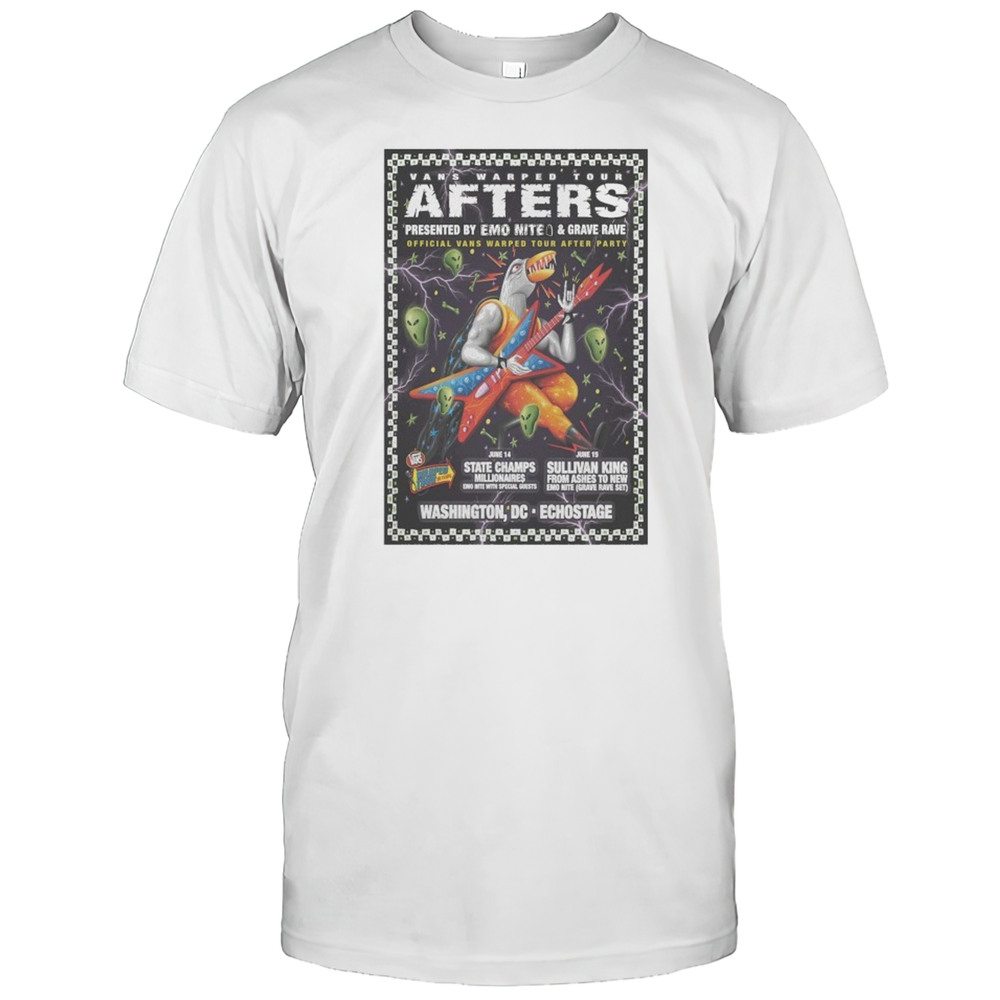 Vans Warped Tour Washington Echostage 14 06 2025 Poster Shirt