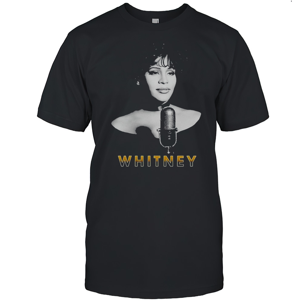 Whitney Houston Microphone T-Shirt