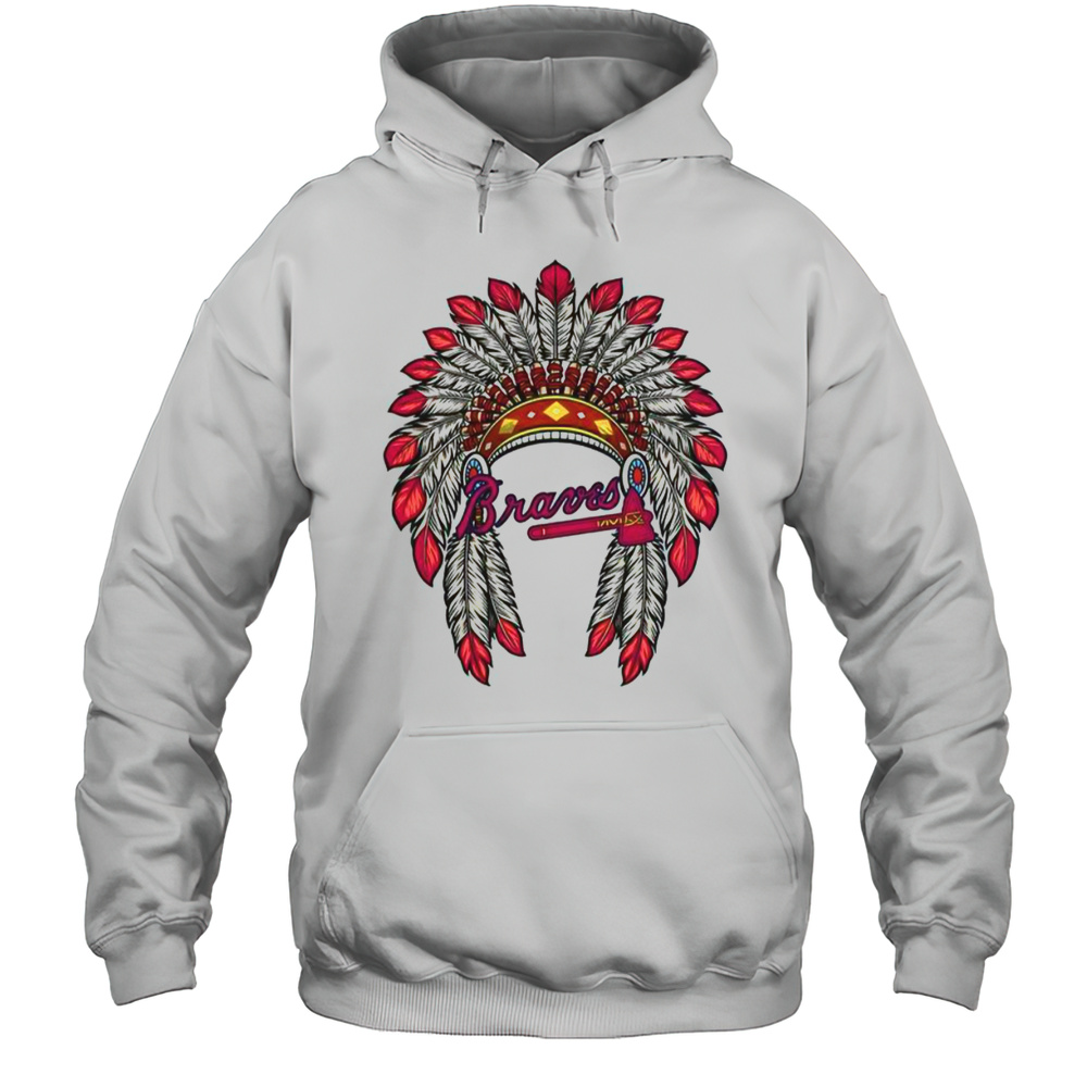Atlanta Braves Native American Logo T-Shirt Unisex Hoodie