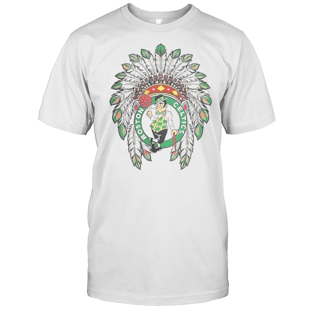Boston Celtics Native American Logo T-Shirt