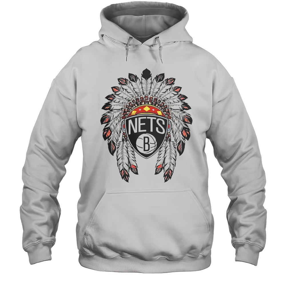 Brooklyn Nets Native American Logo T-Shirt Unisex Hoodie