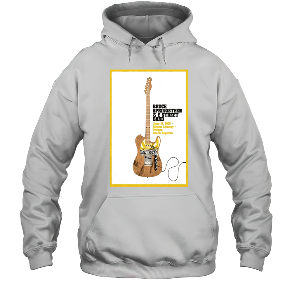 Bruce Springsteen Prague Czech Republic June 15 2025 Poster Shirt Unisex Hoodie