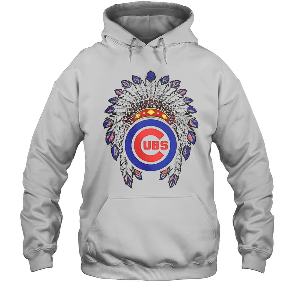 Chicago Cubs Native American Logo T-Shirt Unisex Hoodie