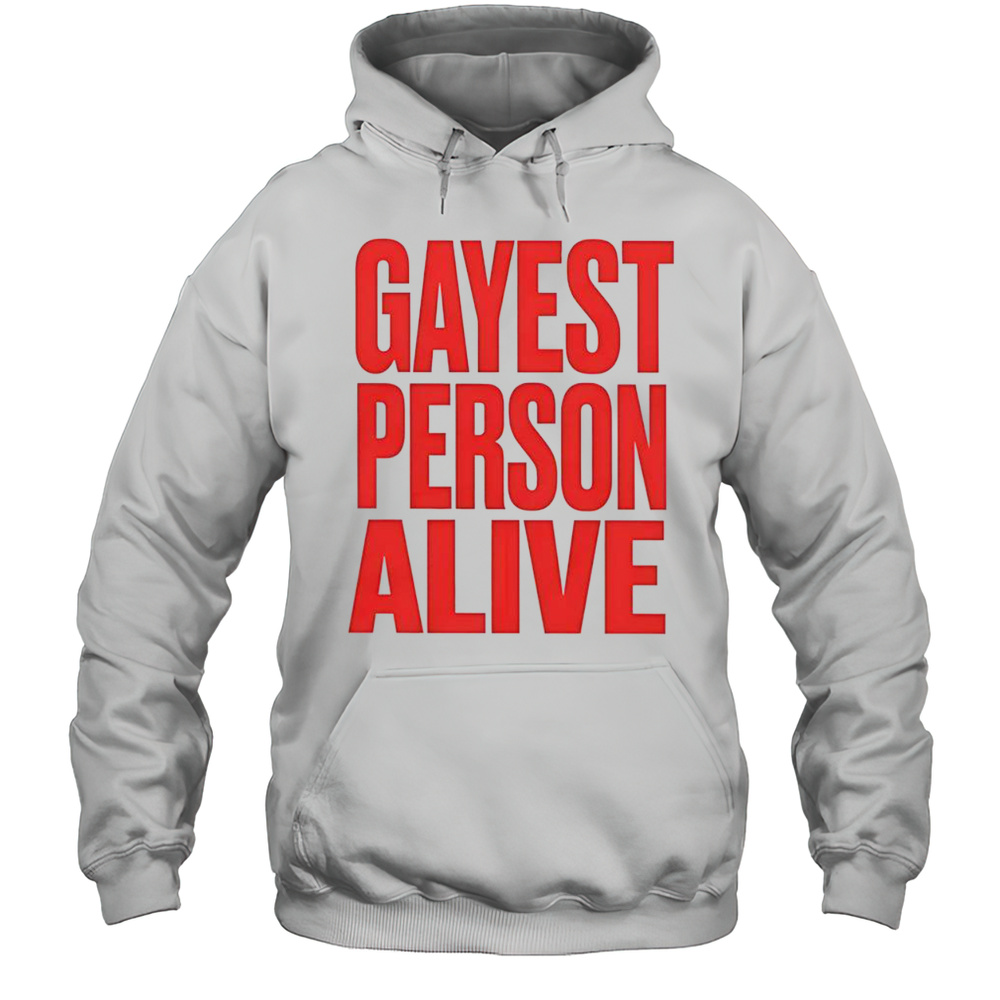 G Flip Gayest Person Alive T-Shirt Unisex Hoodie