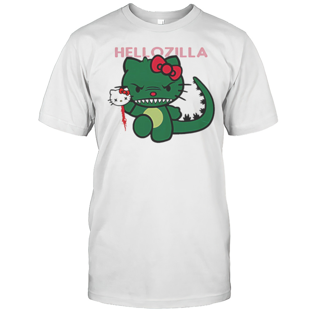Hellozilla Hello Kitty Godzilla Shirt