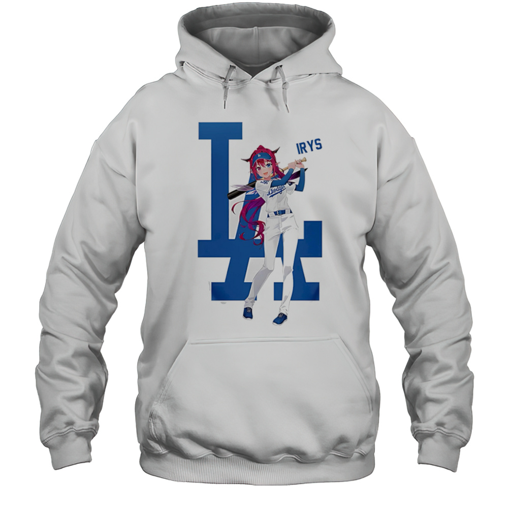 Los Angeles Dodgers Hololive Night Irys Shirt Unisex Hoodie