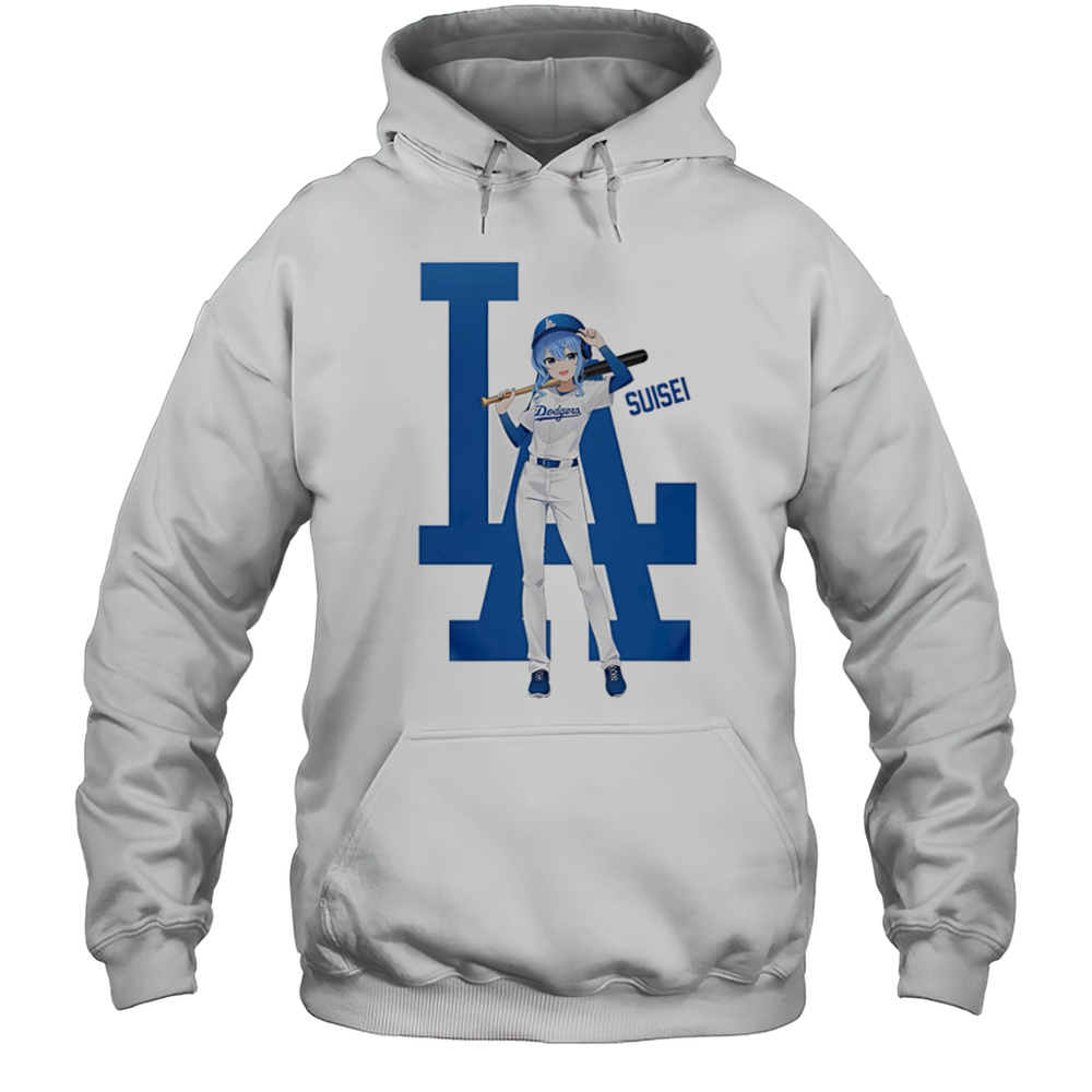 Los Angeles Dodgers Hololive Night Suisei Shirt Unisex Hoodie