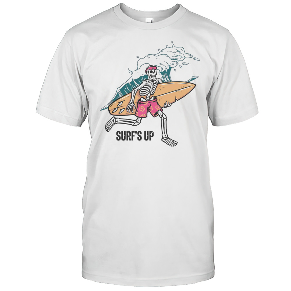 Skeleton Surfs Up Shirt