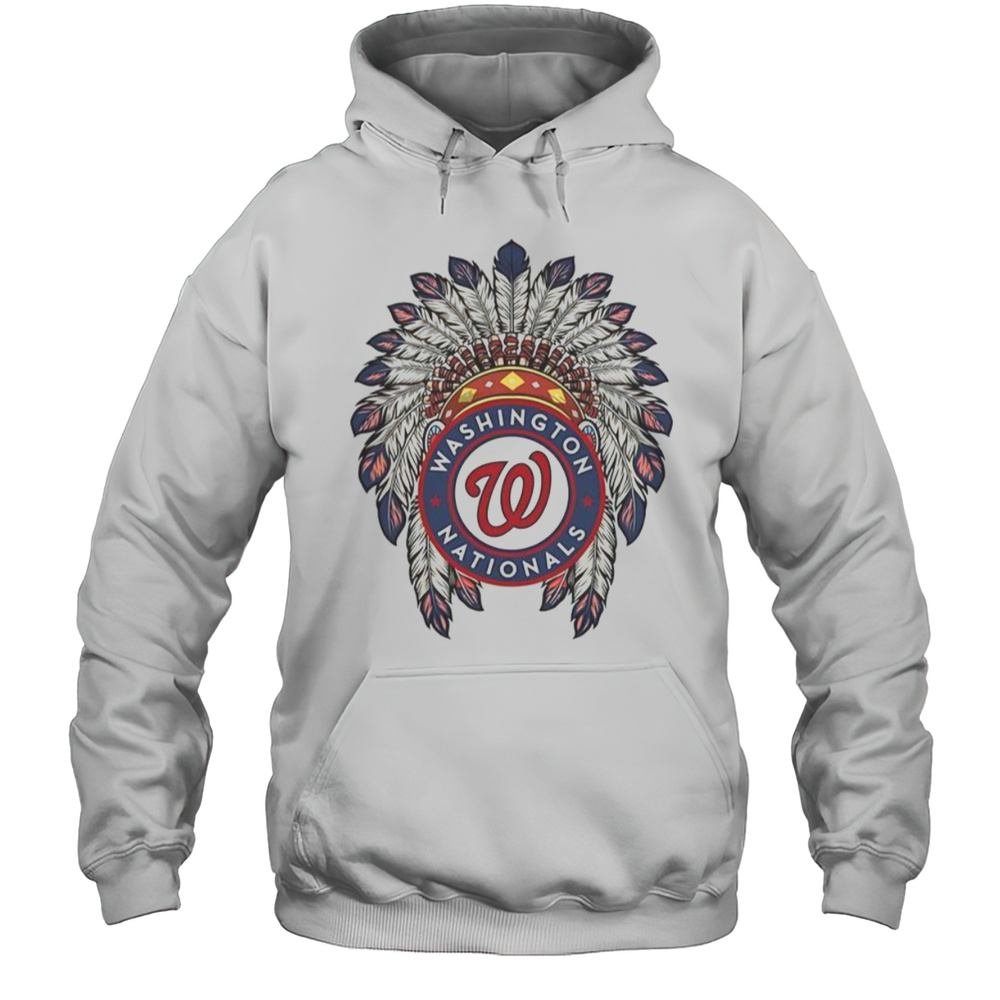 Washington Nationals Native American Logo T-Shirt Unisex Hoodie