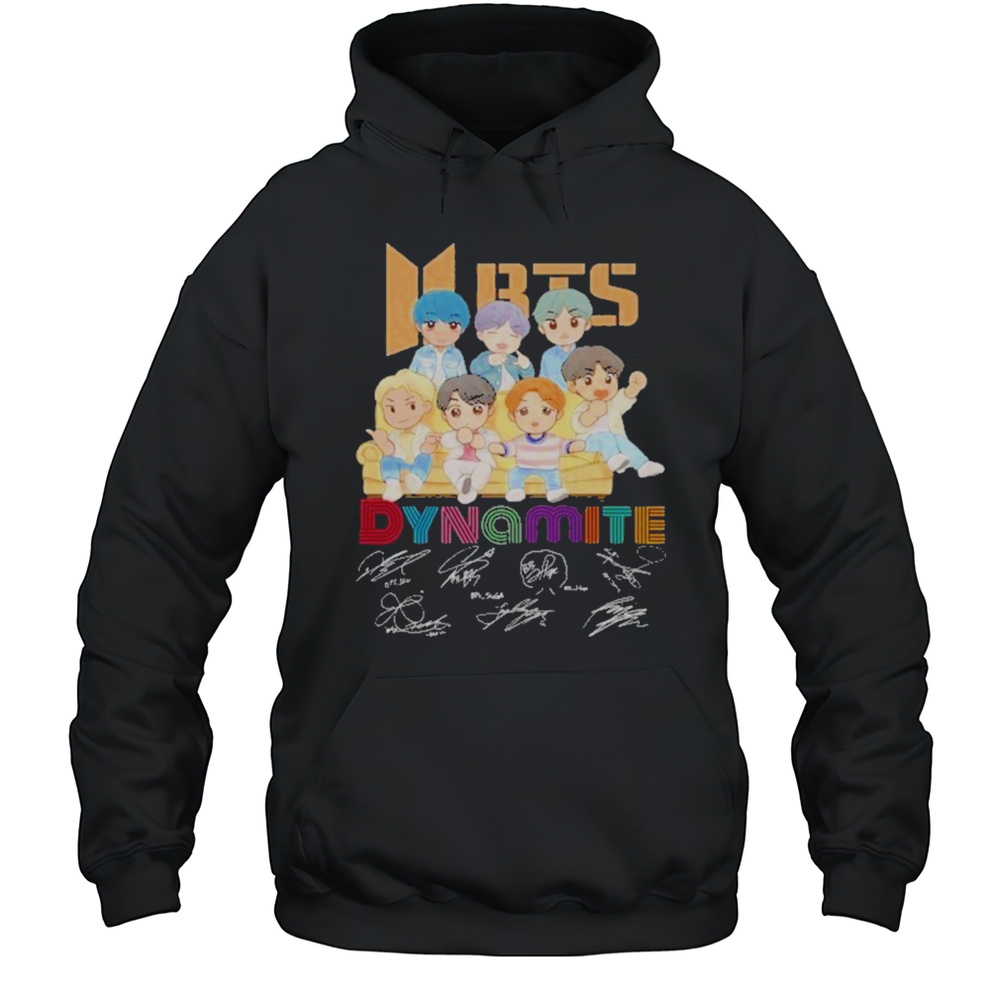 BTS Dynamite Signature Unisex T-Shirt Unisex Hoodie