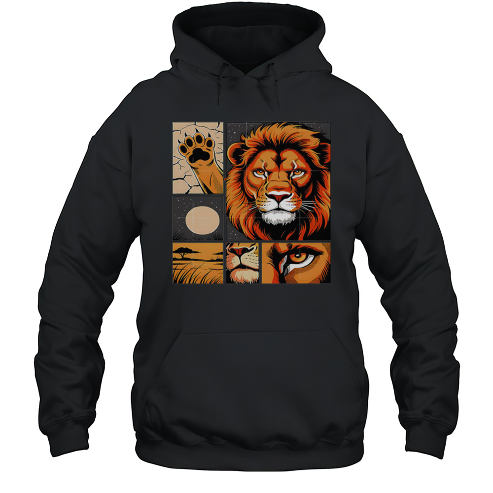 Comic Strips Art Lion Shirt Unisex Hoodie