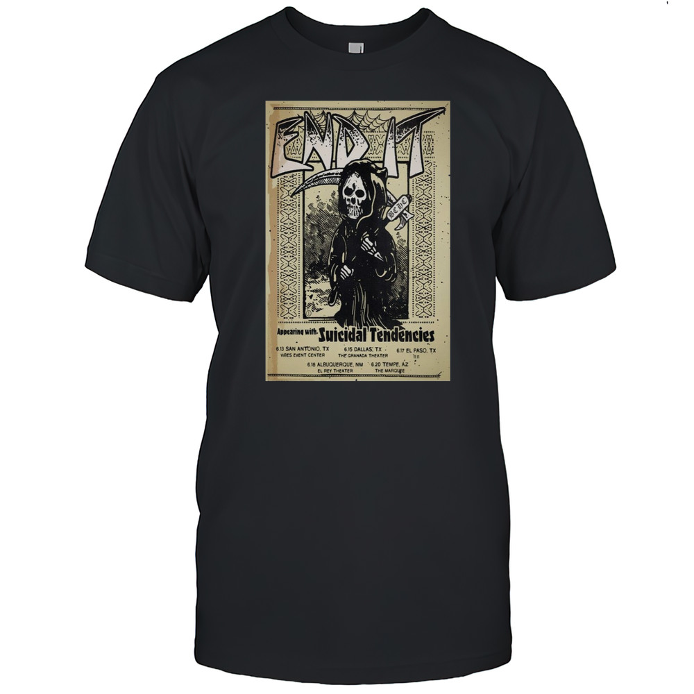 End It Summer Tour 2025 Poster T-Shirt