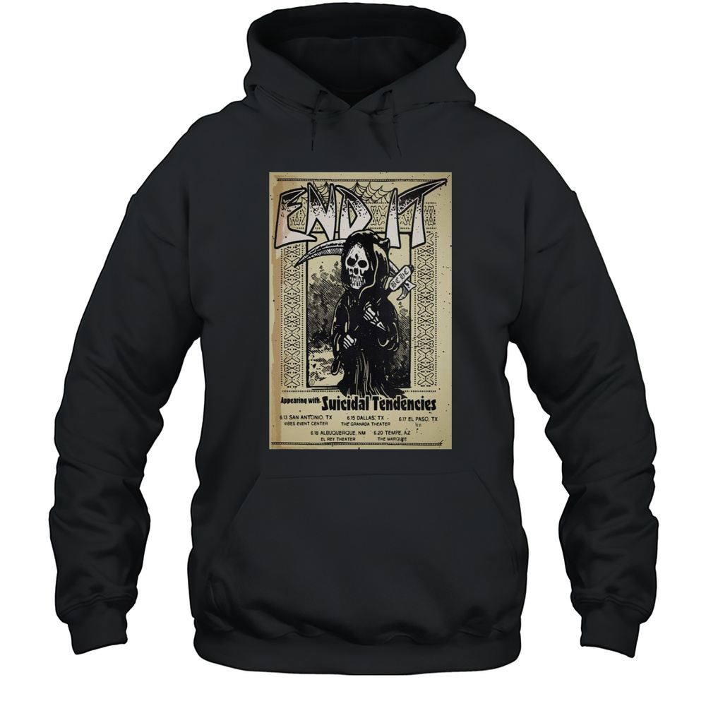 End It Summer Tour 2025 Poster T-Shirt Unisex Hoodie