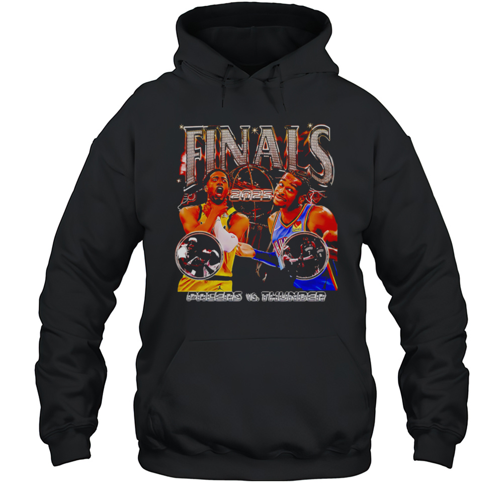 Finals 2025 Capsule Thunder Vs Pacers Shirt Unisex Hoodie