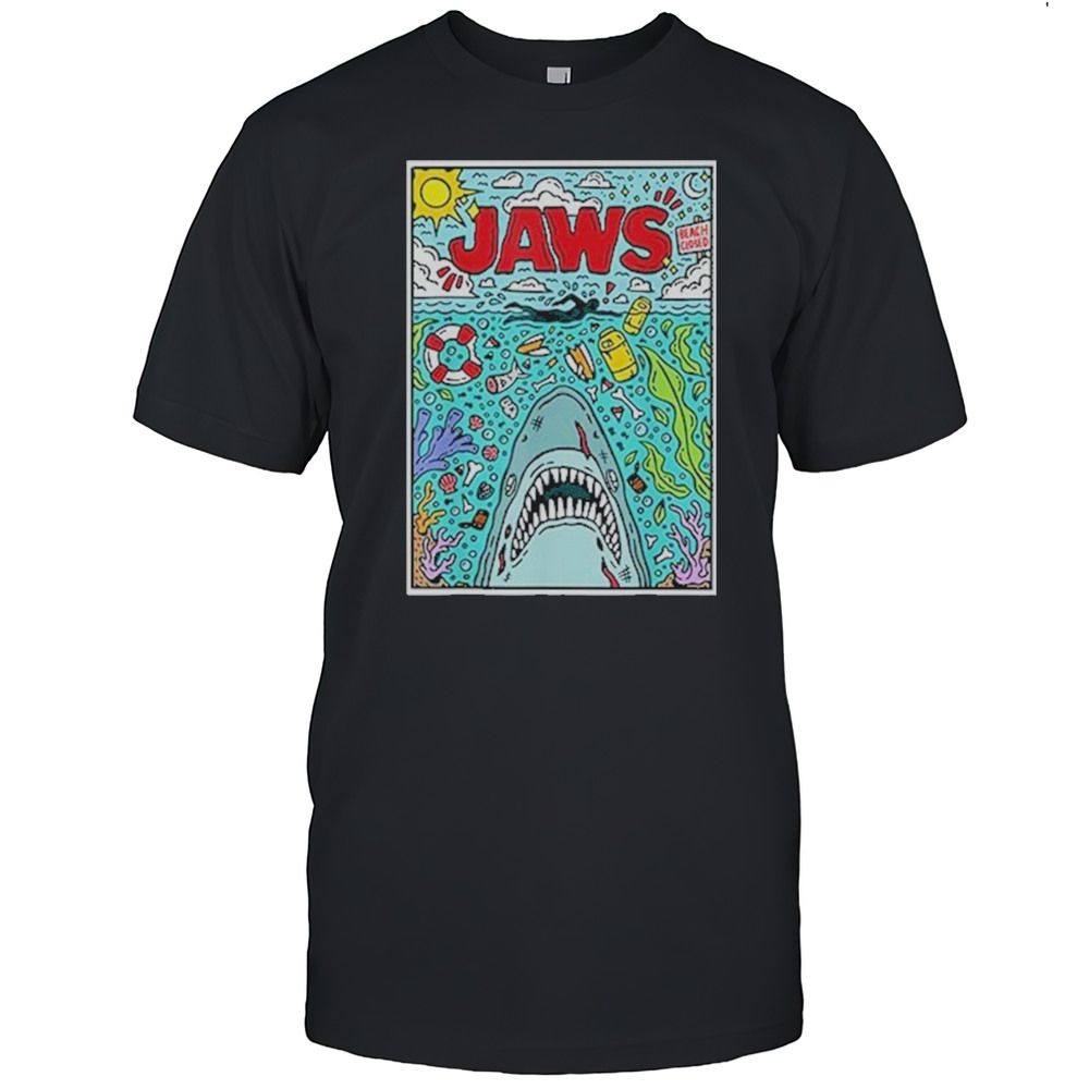 Jaws 50th Anniversary Poster Comic Chaos T-Shirt