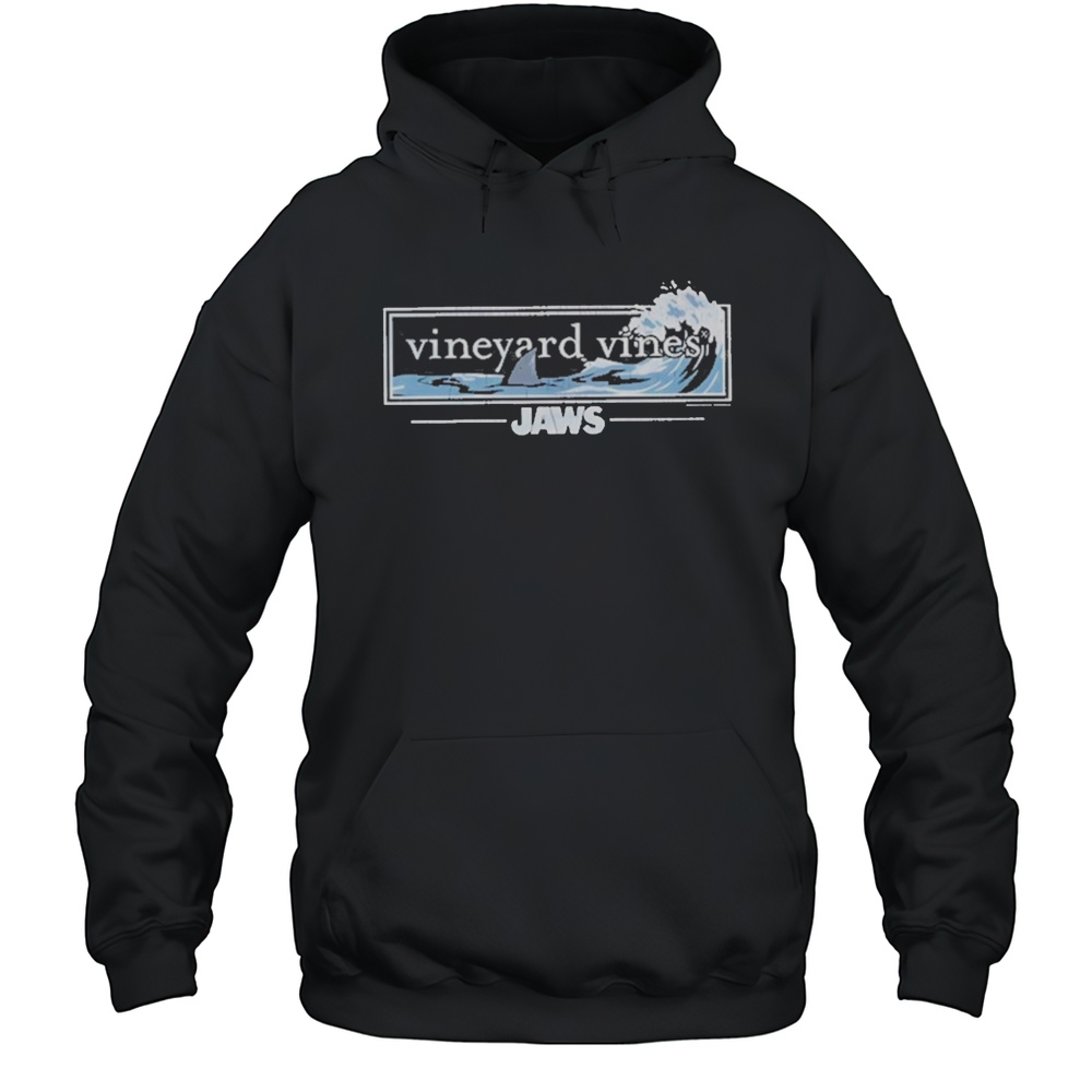 JAWS X Vineyard Vines Shark Fin T-Shirt Unisex Hoodie