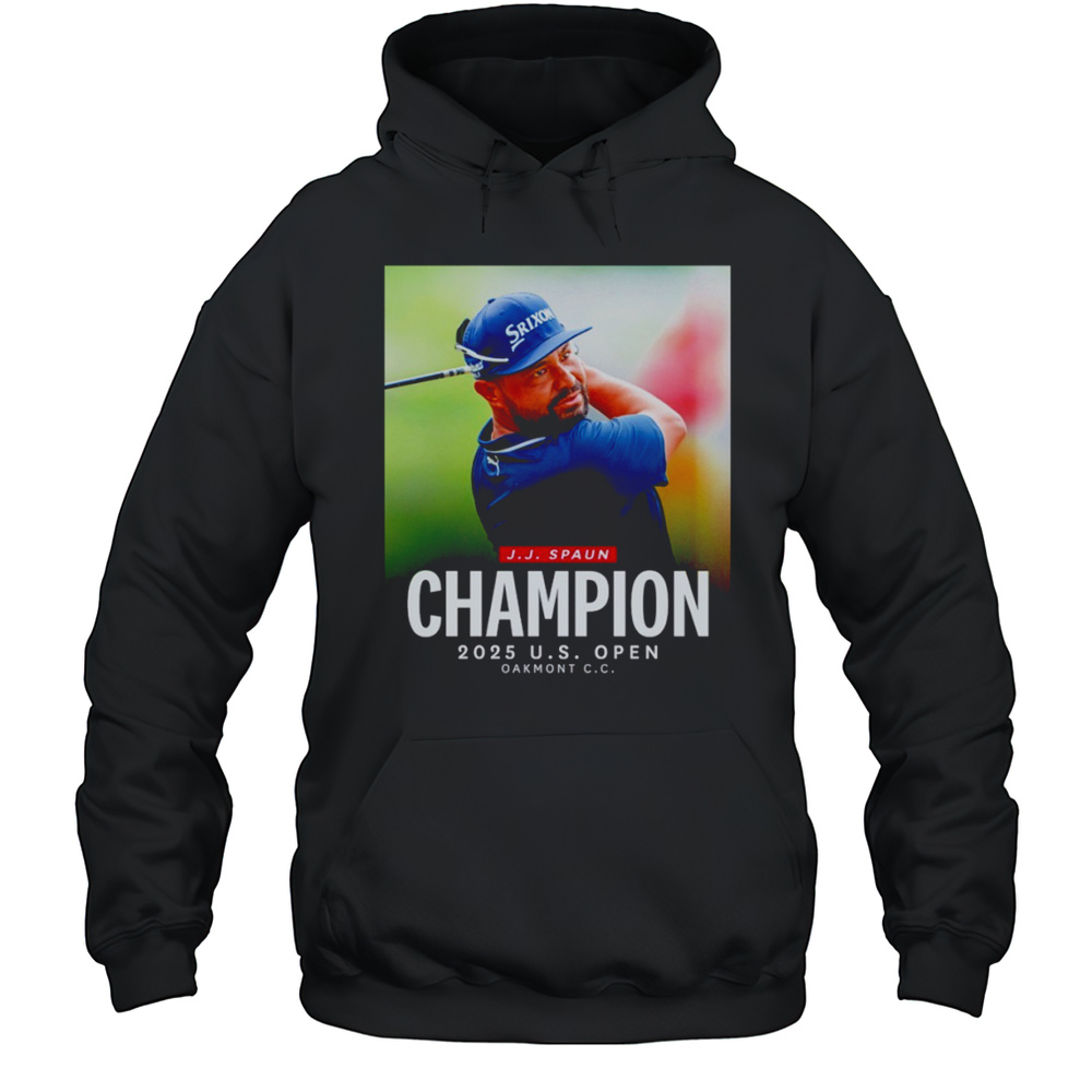 J.J. Spaun The Champion Of The 125th U.S. Open Shirt Unisex Hoodie