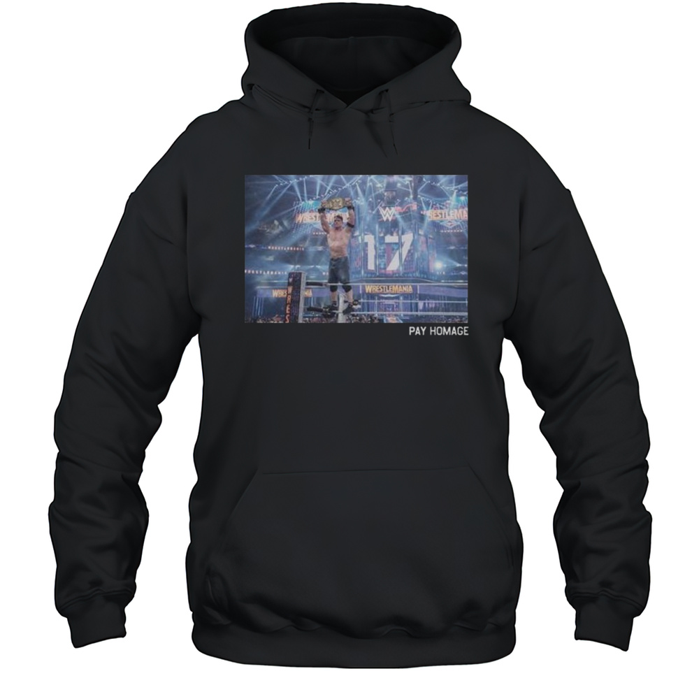 John Cena Pay Homage Shirt Unisex Hoodie