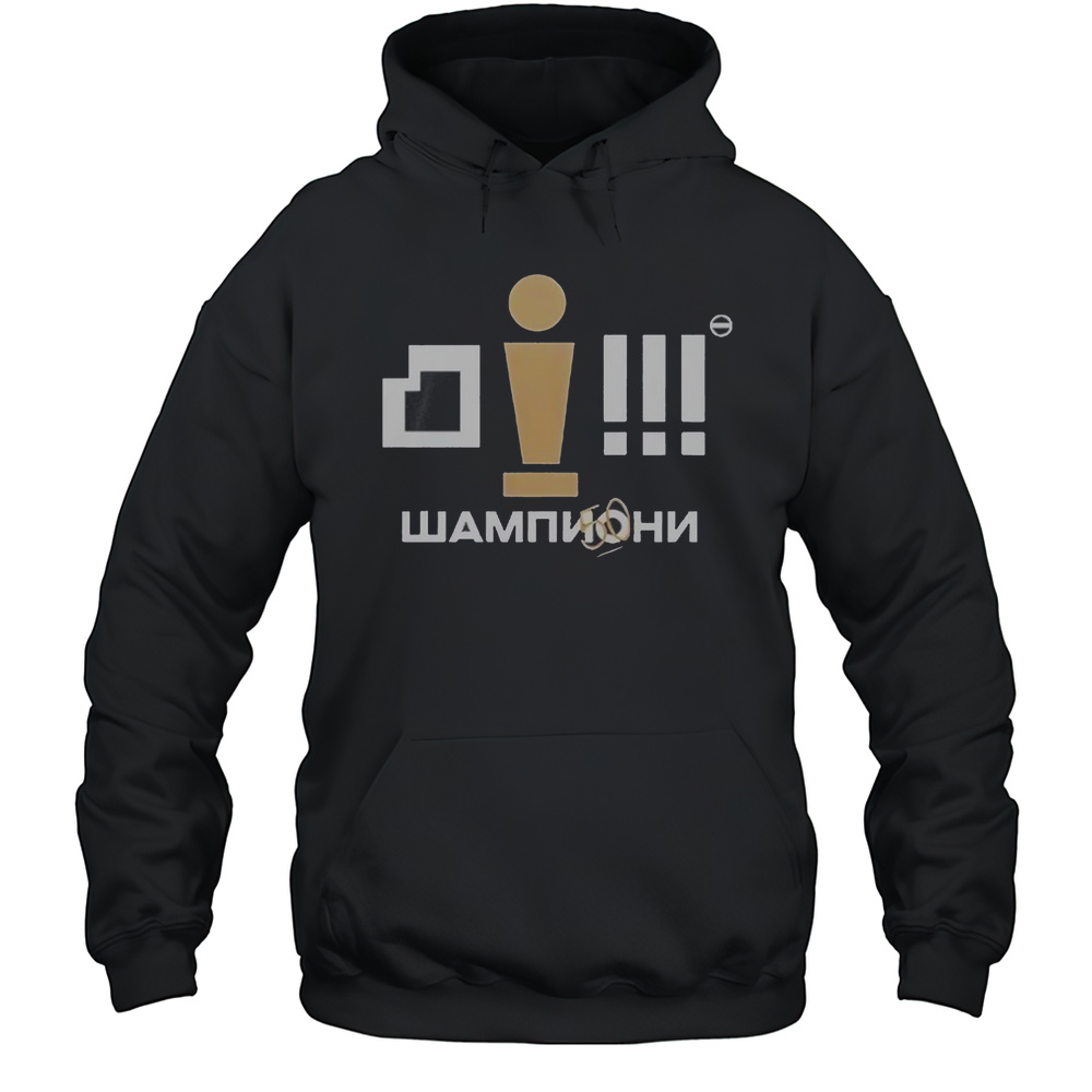 KK Partizan CRNO-Beli ABA Ampioni 2024 25 T-Shirt Unisex Hoodie