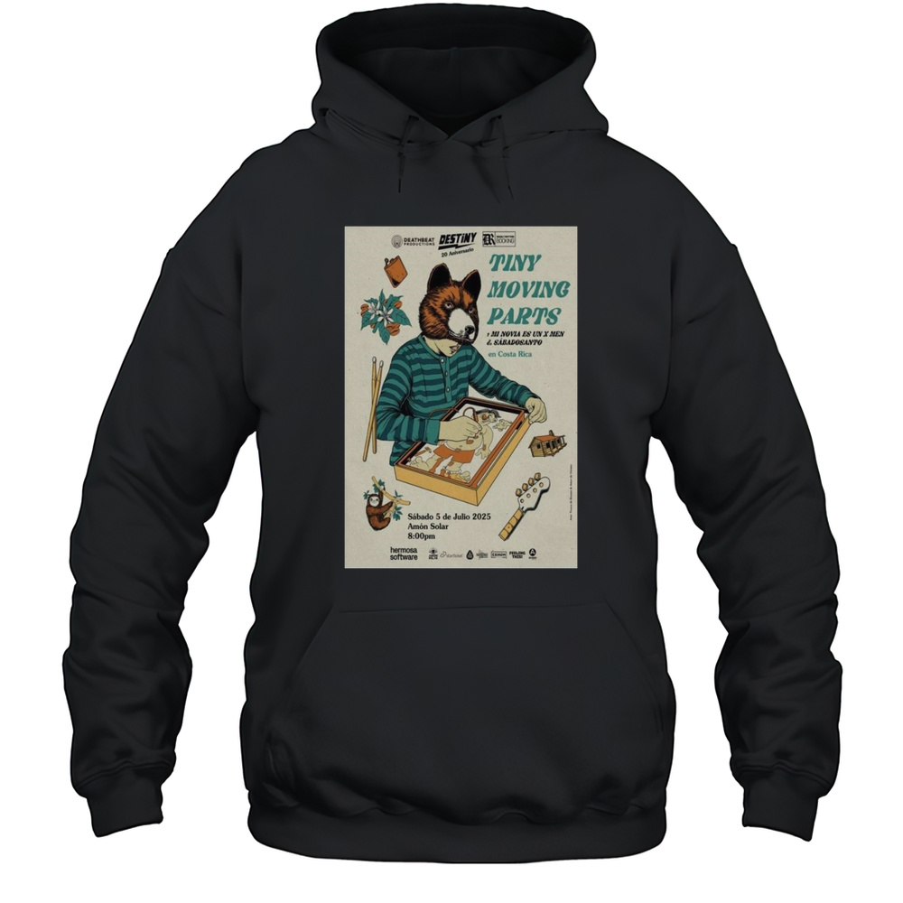 Limited Tiny Moving Parts 2025 Hermosa Software Poster Tour Shirt Unisex Hoodie