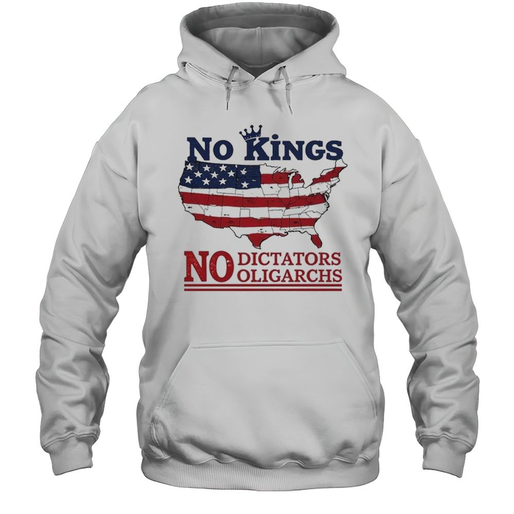 No Kings No Dictators Oligarchs 2025 T-Shirt Unisex Hoodie