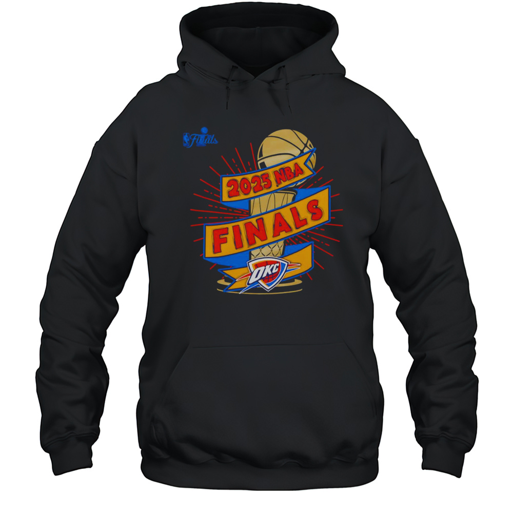 Oklahoma City Thunder Stadium 2025 NBA Finals Clutch Shirt Unisex Hoodie
