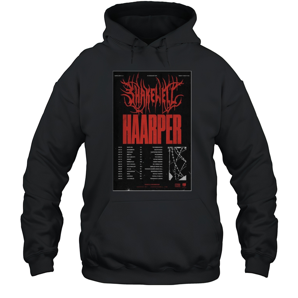 Shakewell North American Tour 2025 Poster T-Shirt Unisex Hoodie