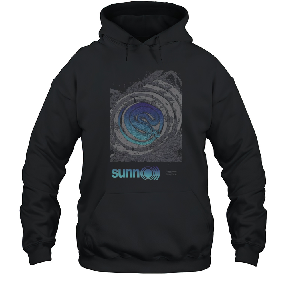 SUNN O Hellfest 2025 Paris Poster T-Shirt Unisex Hoodie