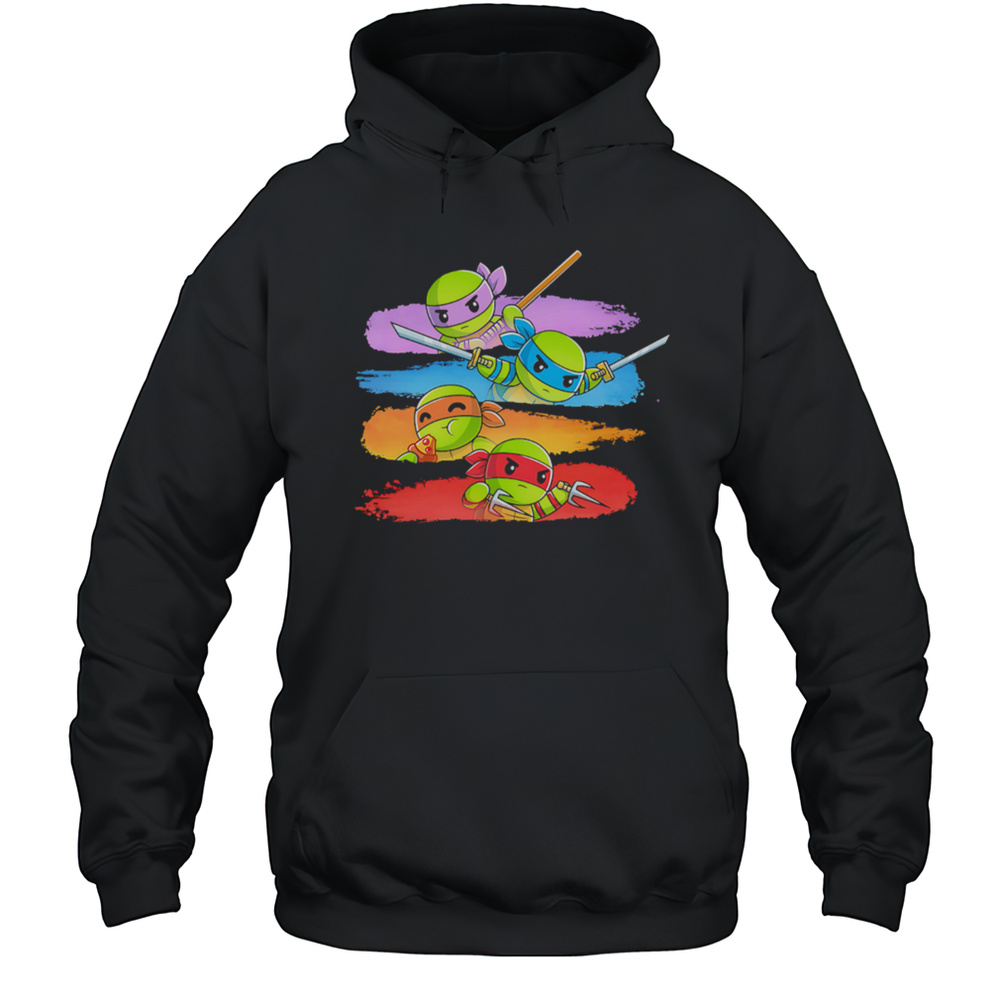 Teenage Mutant Ninja Turtles Cute Cartoon Shirt Unisex Hoodie
