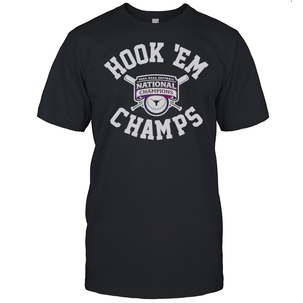 Texas Softball Hook Em National Champions 2025 Shirt