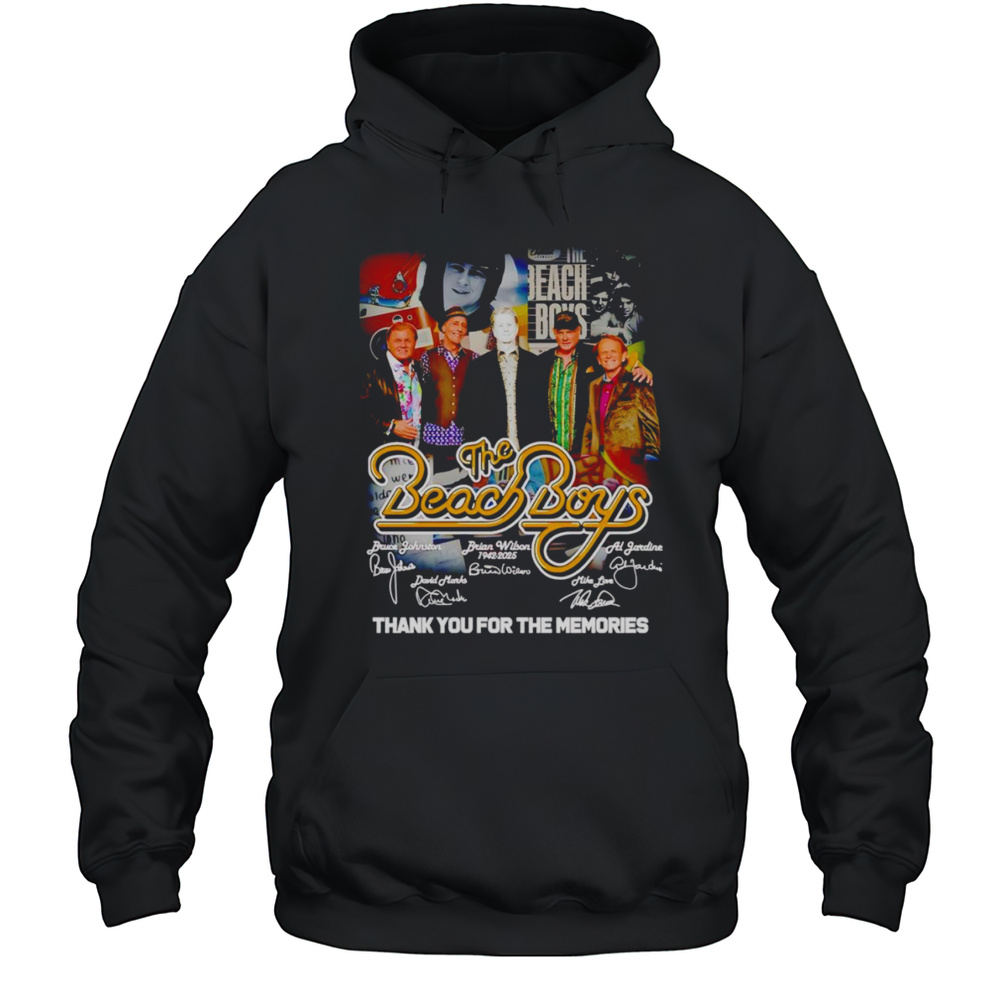 The Beach Boys 1942 2025 Thank You For The Memories Shirt Unisex Hoodie