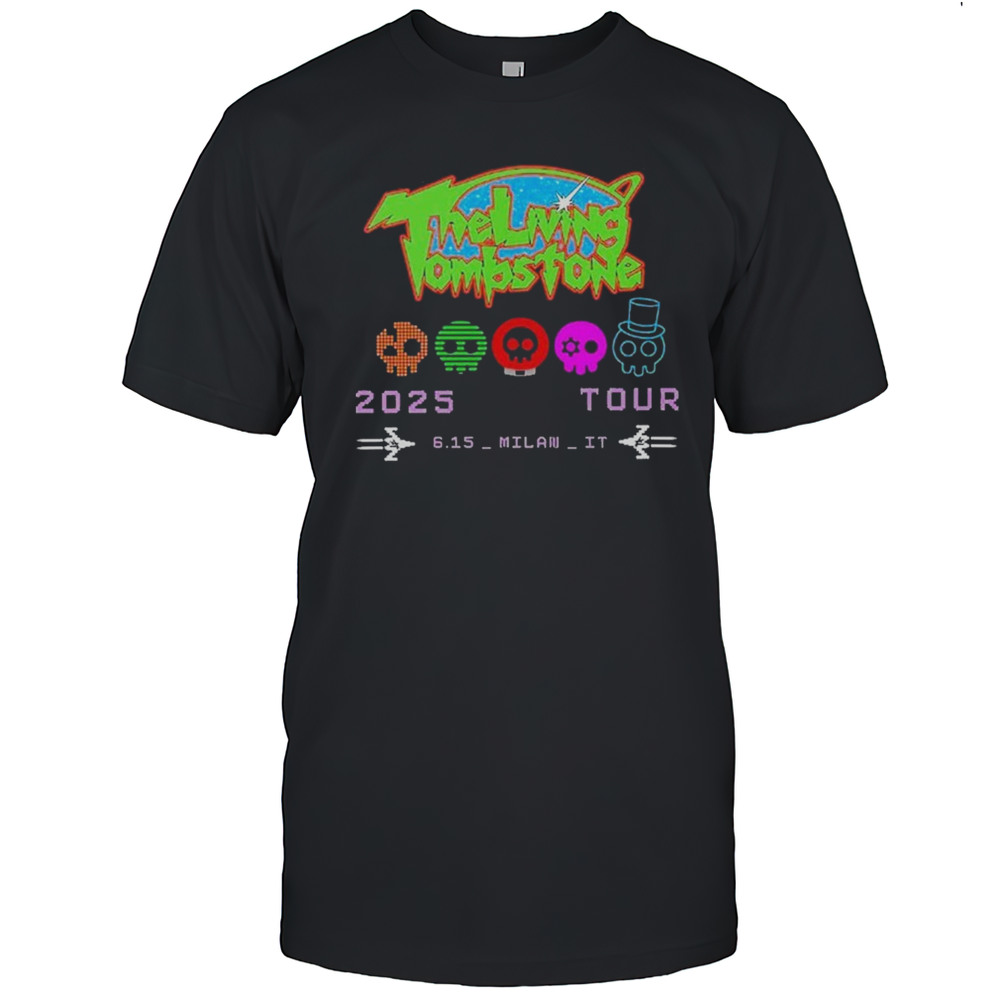 The Living Tombstone TLT World Tour June 15 2025 At Milano Milan Italy Shirt
