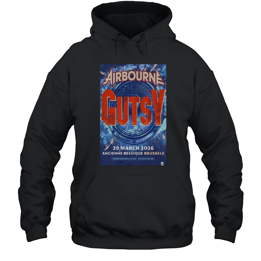 Tour 2025 Airbourne Garage Saarbrcken Poster T-Shirt Unisex Hoodie
