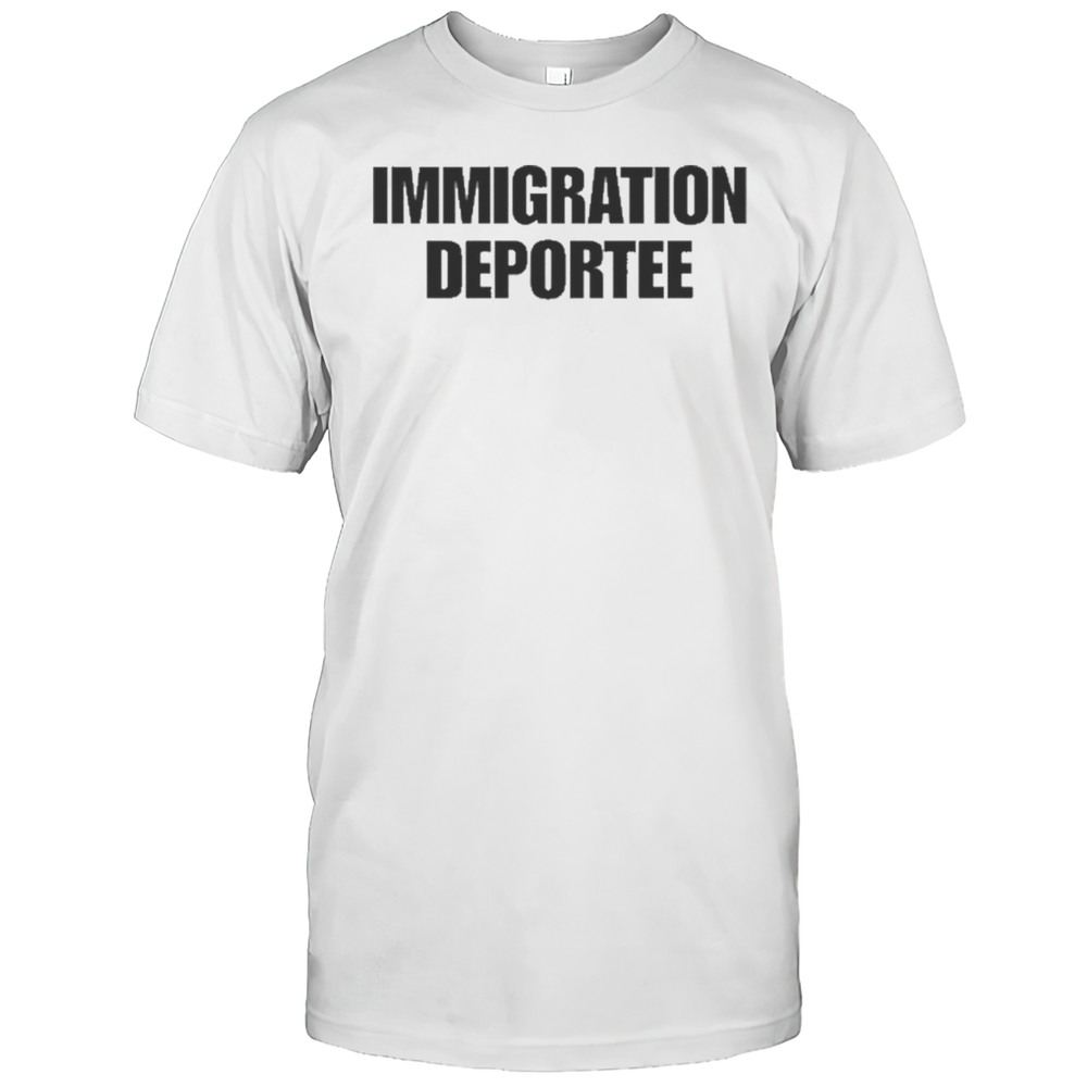 Vitaly Zdorovetskiy Wearing Immigration Deportee T-Shirt