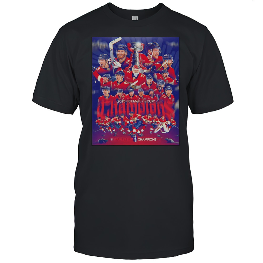 2025 Stanley Cup Champions Florida Panthers Poster Shirt