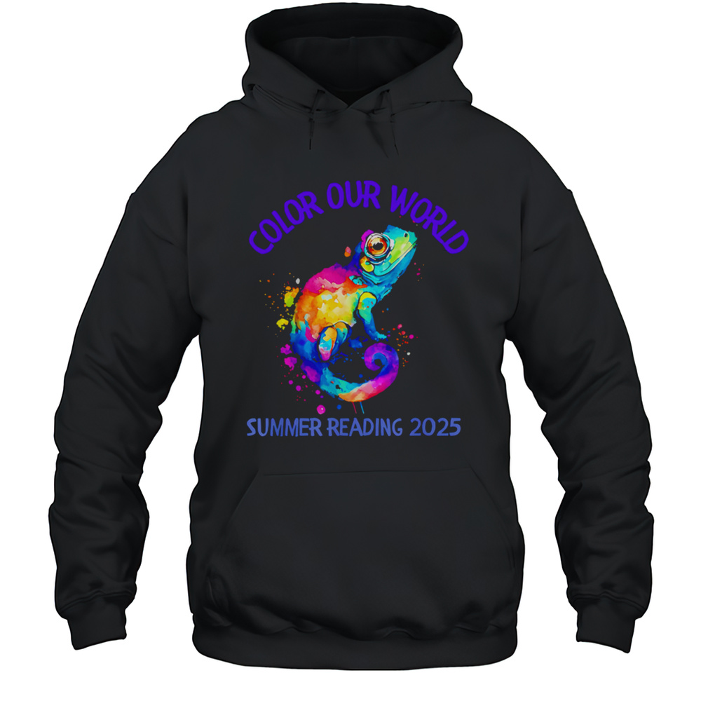Color Our World Summer Reading 2025 Pride Shirt Unisex Hoodie