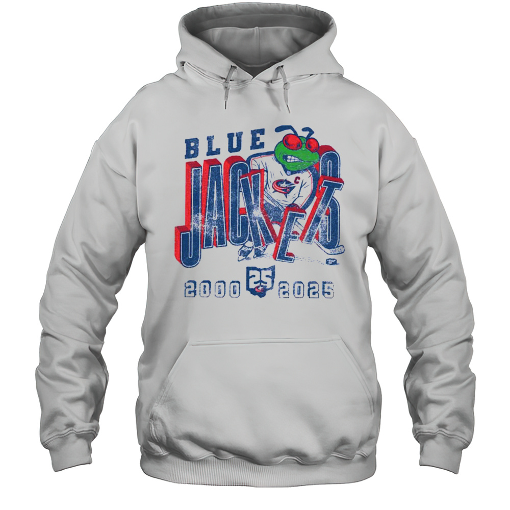 Columbus Blue Jackets 25th Anniversary T Shirt Unisex Hoodie