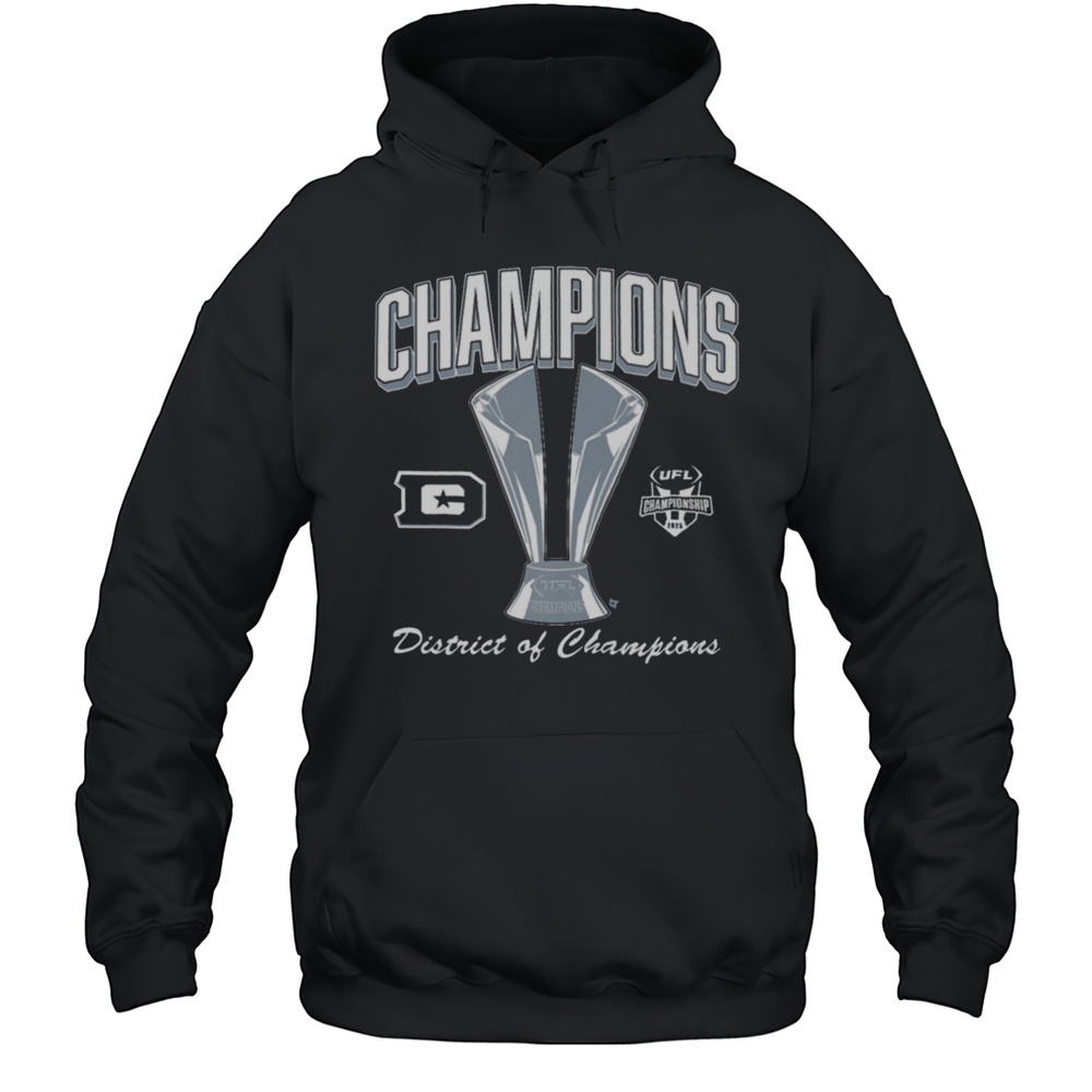 DC Defenders 2025 UFL Champions United Football LeagueShirt Unisex Hoodie
