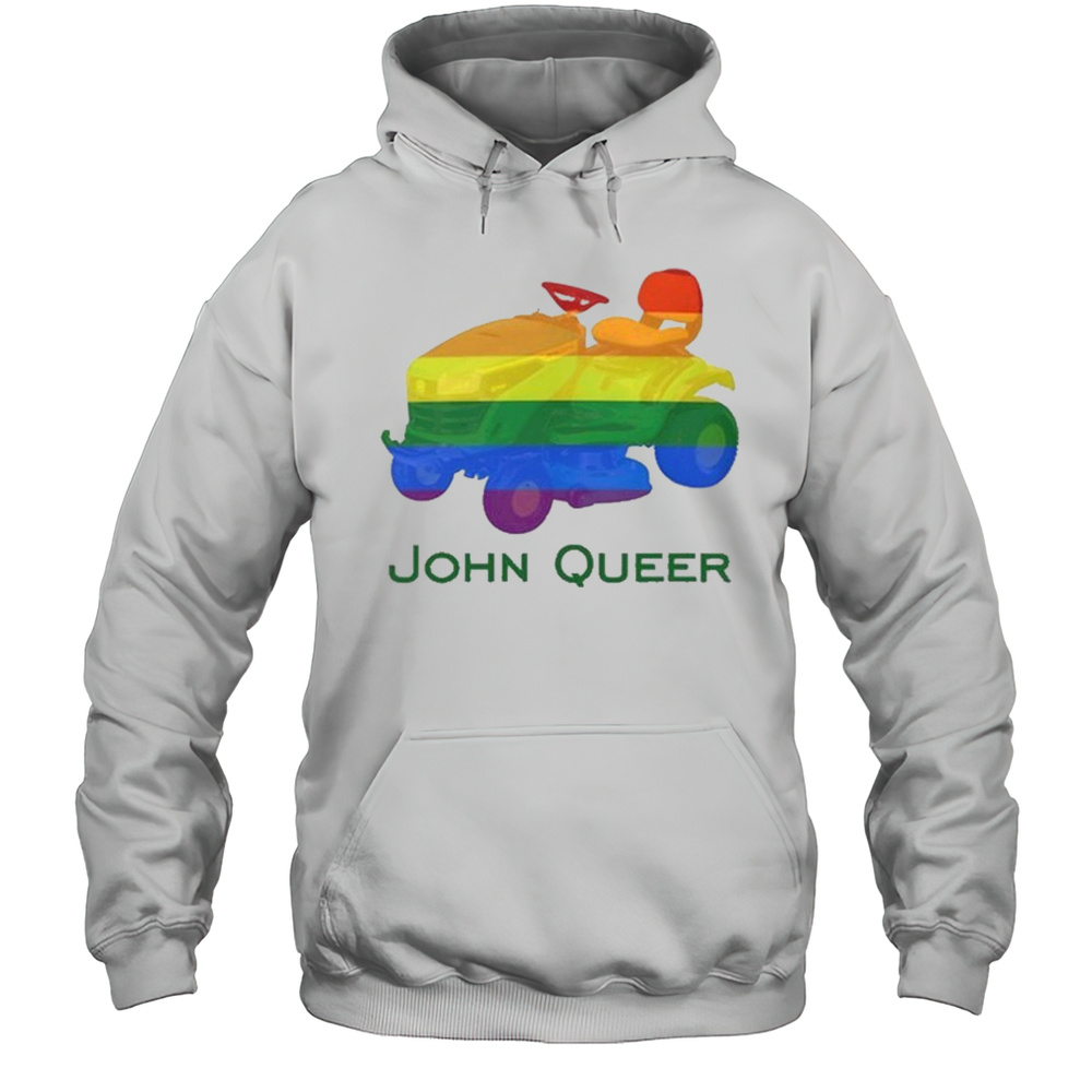 Double Cross Co John Queer Pride T-Shirt Unisex Hoodie